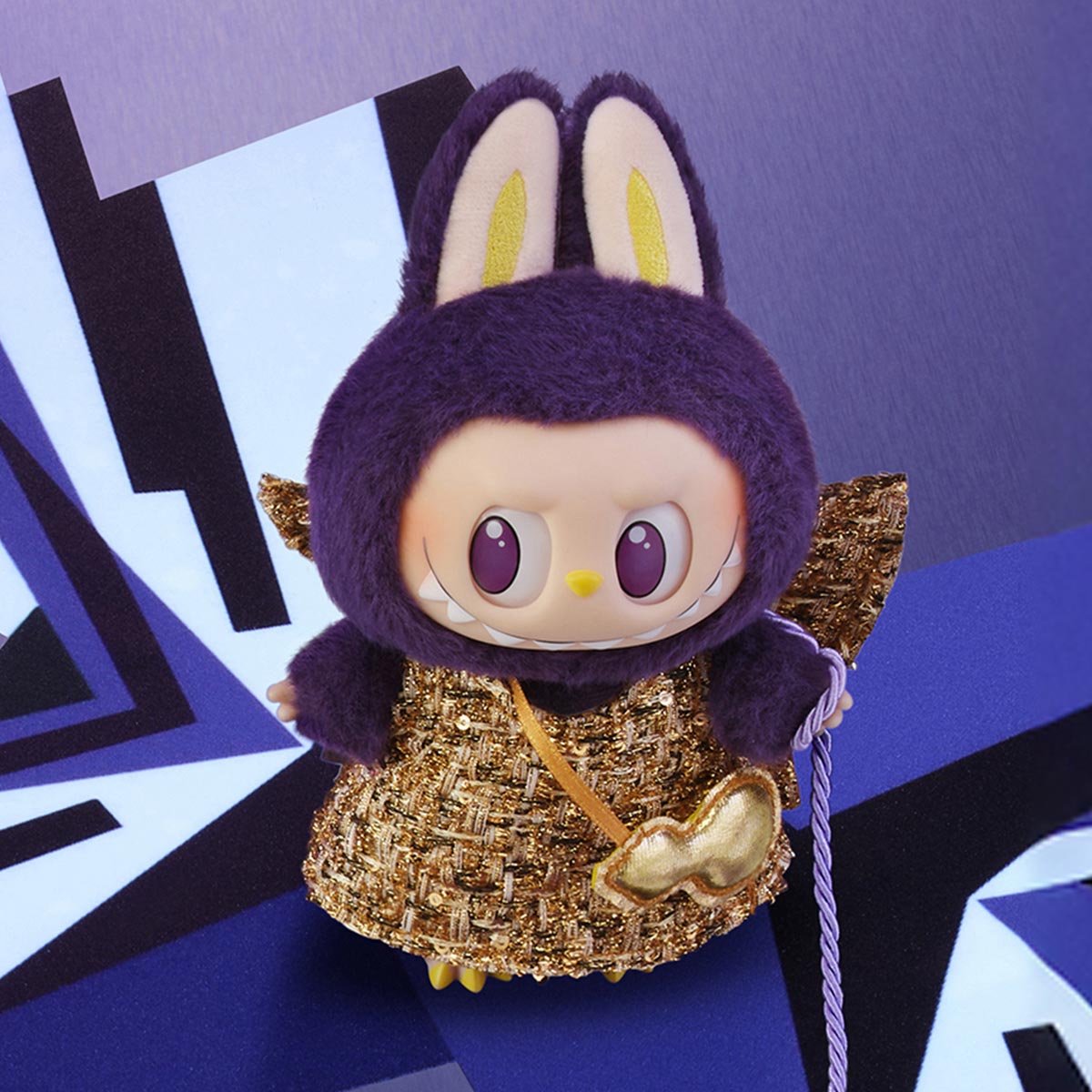 POP MART LABUBU X PRONOUNCE WINGS OF FORTUNE VINYL PLUSH PEDANT HANGING CARD