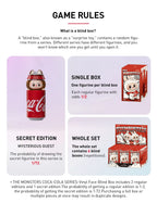 POP MART LABUBU THE MONSTERS 'COCA COLA SERIES VINYL FACE' BLIND BOX