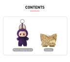 POP MART LABUBU X PRONOUNCE WINGS OF FORTUNE VINYL PLUSH PEDANT HANGING CARD