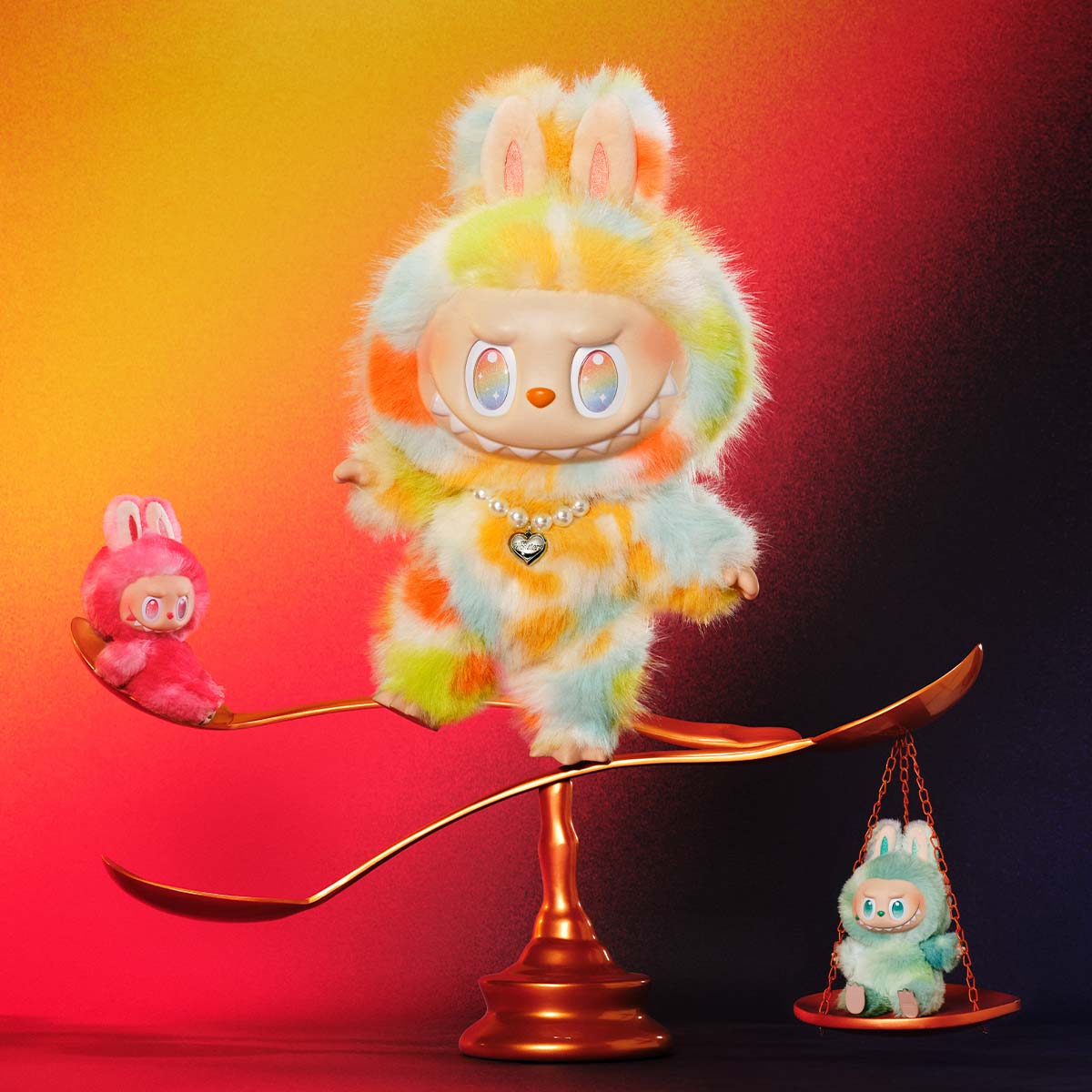 POP MART THE MONSTERS LABUBU BIG INTO ENERGY SERIES 'ROCK THE UNIVERSE' VINYL PLUSH DOLL (37CM)