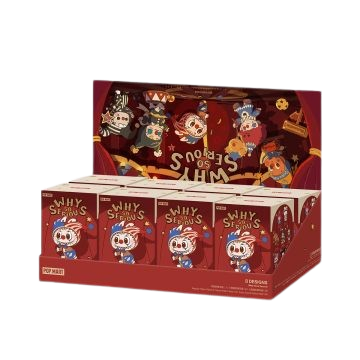 POP MART LABUBU THE MONSTERS 'WHY SO SERIOUS' SERIES-VINYL PLUSH PEDANT BLIND BOX