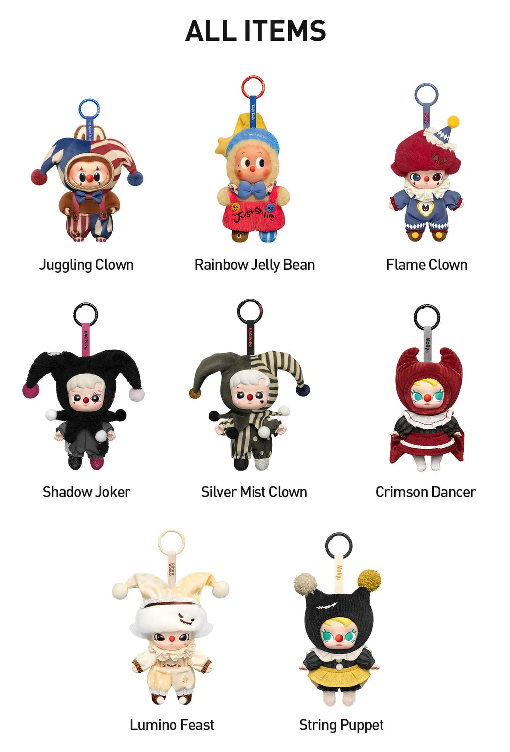 POP MART LABUBU THE MONSTERS 'WHY SO SERIOUS' SERIES-VINYL PLUSH PEDANT BLIND BOX