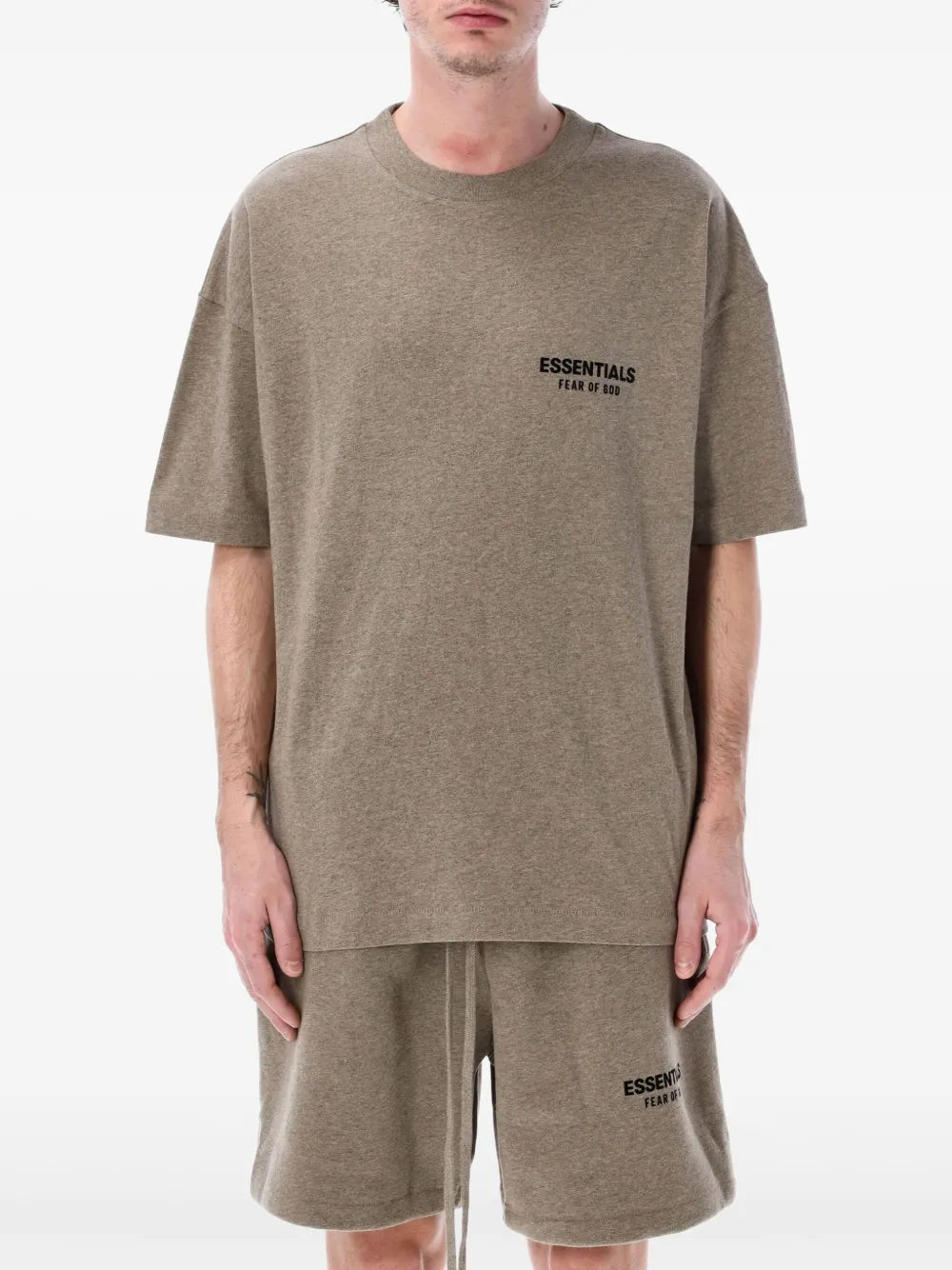 FEAR OF GOD ESSENTIALS T-SHIRT 'HOMESTEAD HEATHER' SS25
