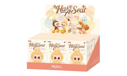 POP MART LABUBU THE MONSTERS 'HAVE A SEAT VINYL PLUSH' BLIND BOX