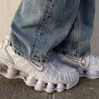 NIKE SHOX TL 'WHITE METALLIC SILVER'