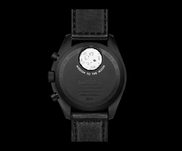 SWATCH X OMEGA BIOCERAMIC MOONSWATCH MISSION TO MOONPHASE 'SNOOPY BLACK'