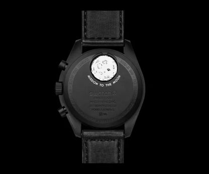 SWATCH X OMEGA BIOCERAMIC MOONSWATCH MISSION TO MOONPHASE 'SNOOPY BLACK'