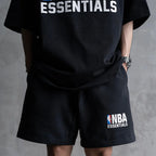 FEAR OF GOD ESSENTIALS X NBA SHORT 'BLACK'