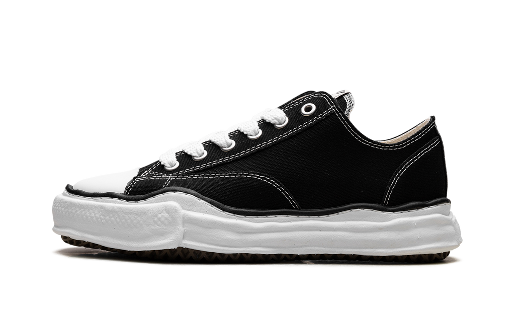 MAISON MIHARA YASUHIRO PETERSON OG SOLE CANVAS LOW BLACK