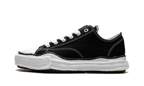 MAISON MIHARA YASUHIRO PETERSON OG SOLE CANVAS LOW BLACK