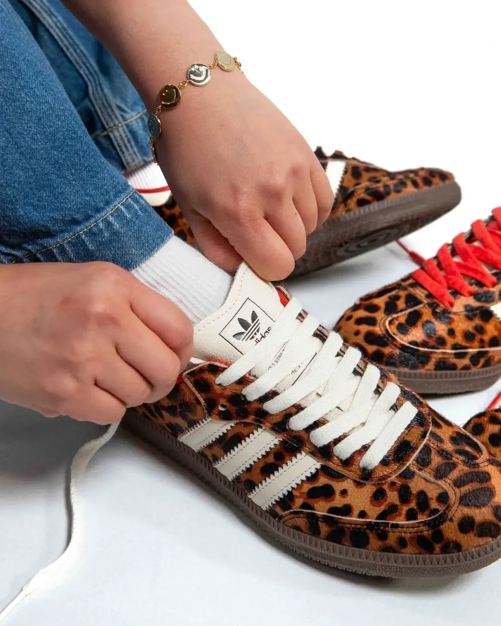 ADIDAS SAMBA OG 'PRELOVED RED LEOPARD'