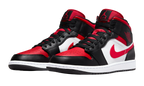 AIR JORDAN 1 MID 'BRED TOE'
