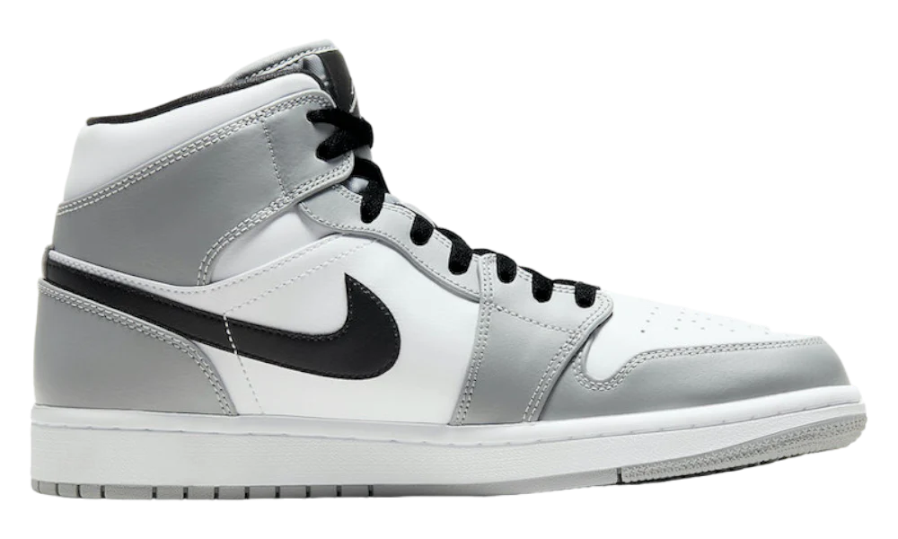 AIR JORDAN 1 MID 'LIGHT SMOKE GREY'