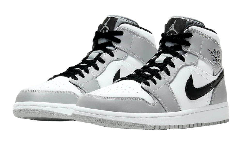 AIR JORDAN 1 MID 'LIGHT SMOKE GREY'