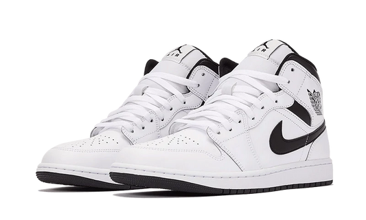 NIKE AIR JORDAN 1 MID 'WHITE BLACK' 42