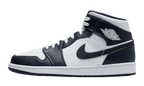AIR JORDAN 1 MID 'WHITE METALLIC GOLD OBSIDIAN'