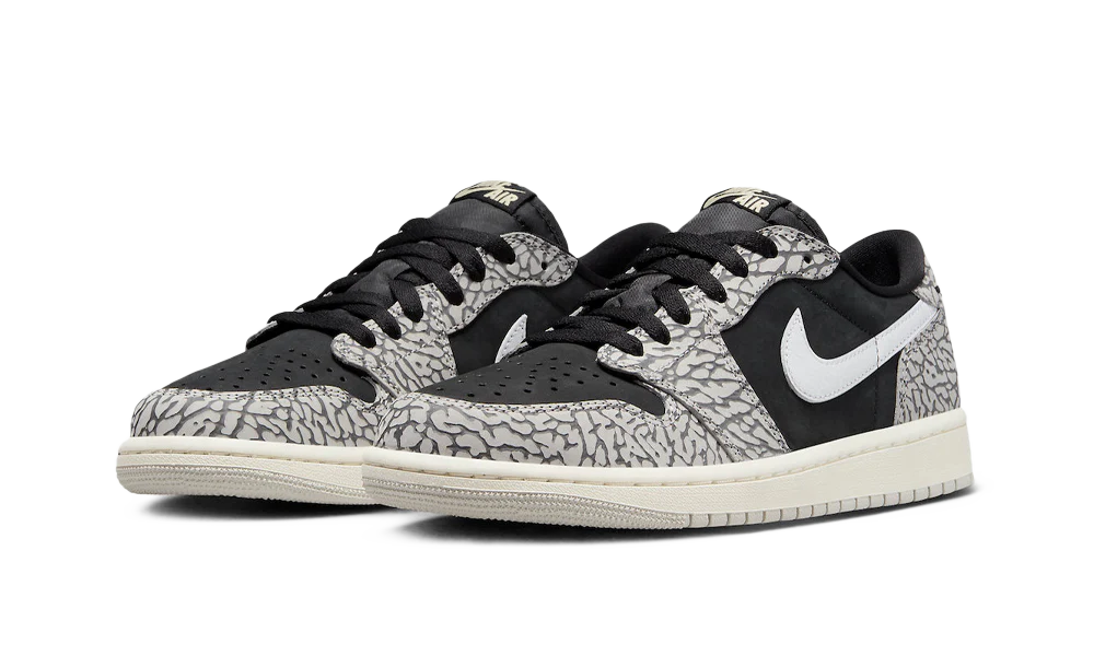 AIR JORDAN 1 RETRO LOW OG 'BLACK CEMENT'
