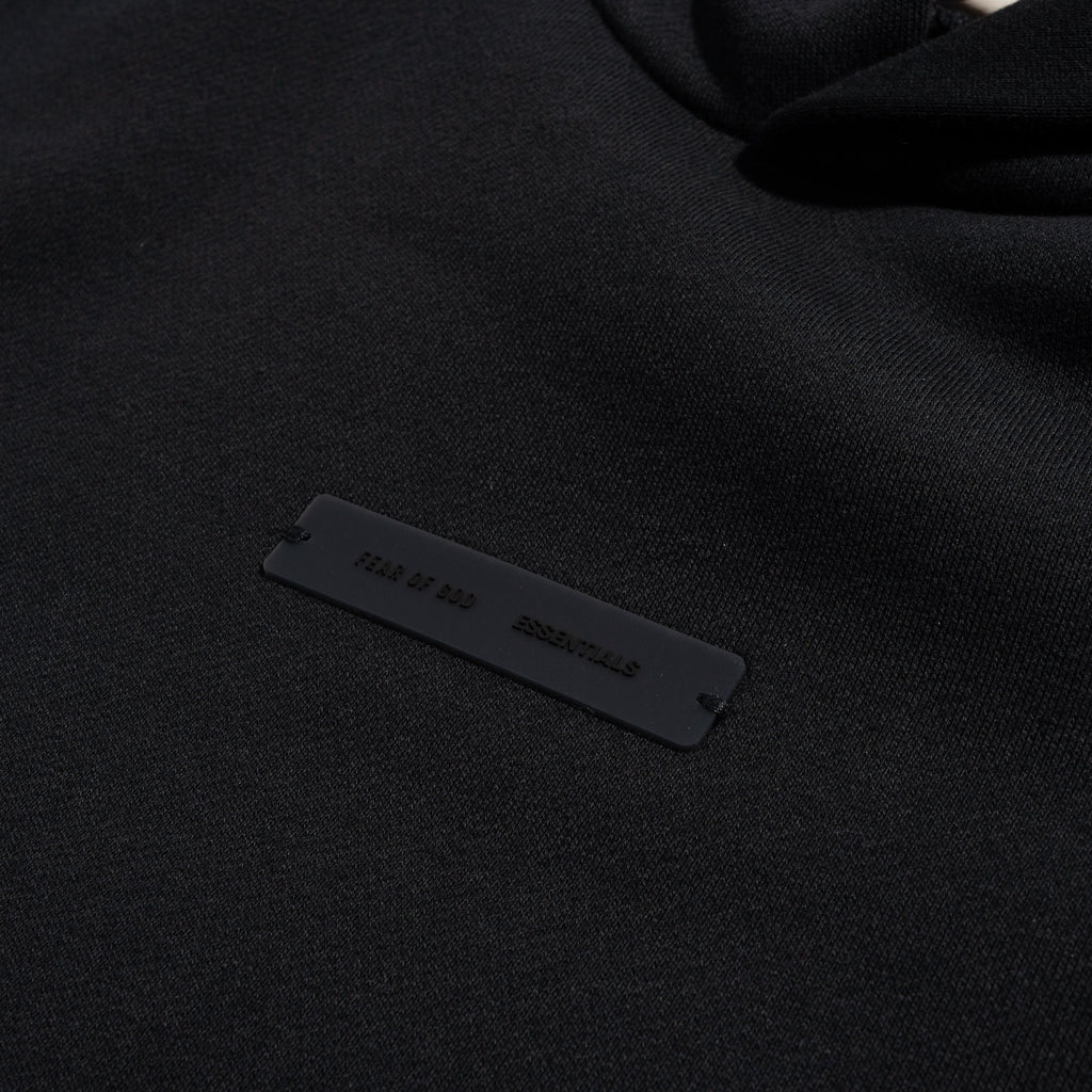 FEAR OF GOD ESSENTIALS HOODIE 'JET BLACK' FW25