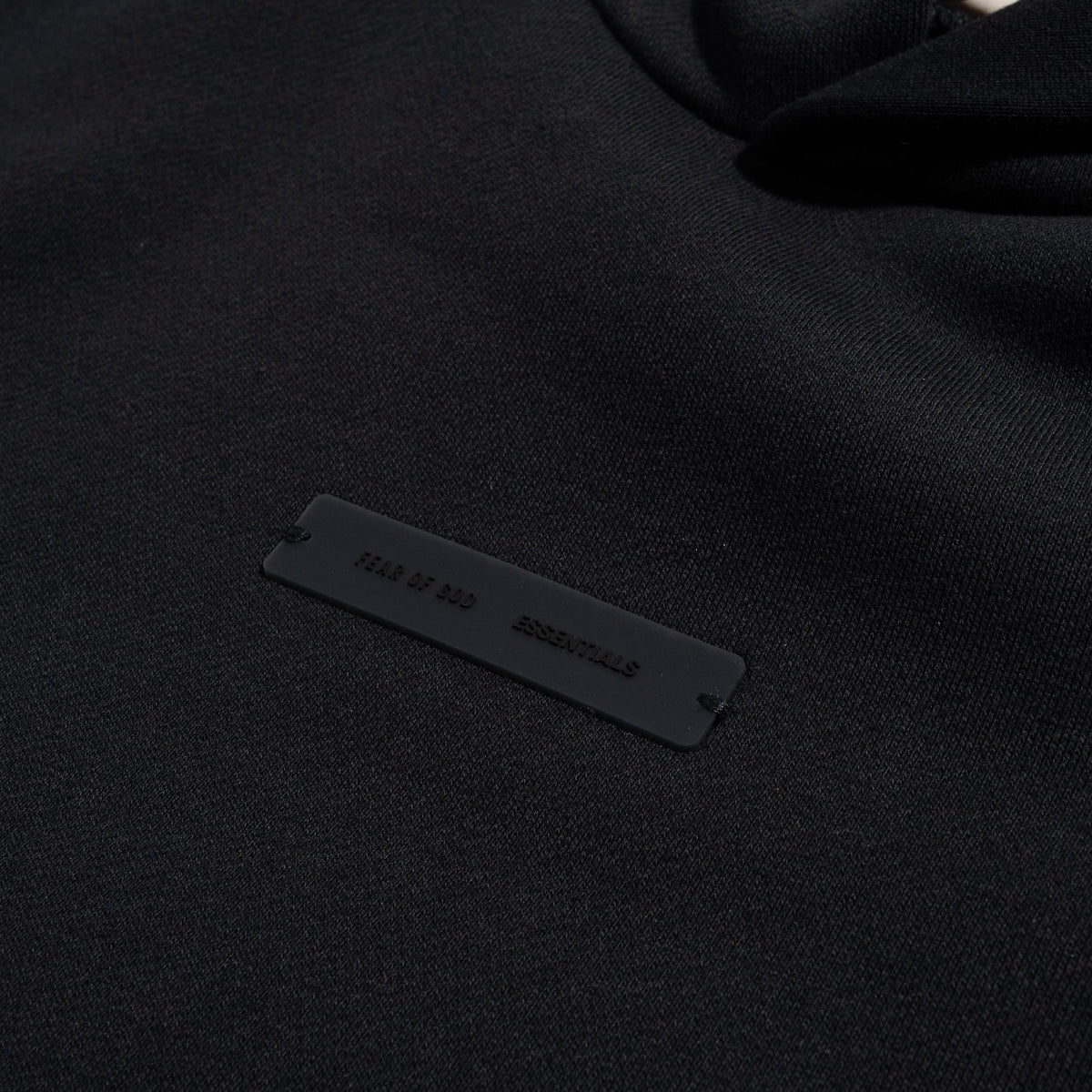 FEAR OF GOD ESSENTIALS HOODIE 'JET BLACK' FW25