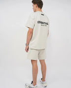 FEAR OF GOD ESSENTIALS SHORTS 'LIGHT OATMEAL' FW22