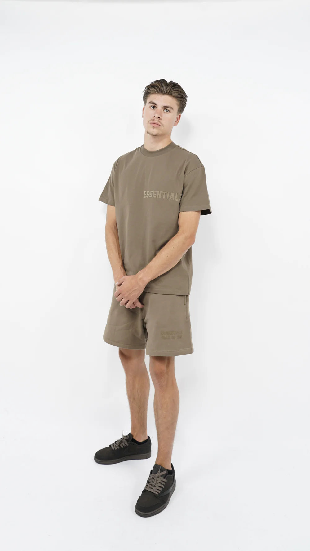 FEAR OF GOD ESSENTIALS T-SHIRT 'WOOD' SS23