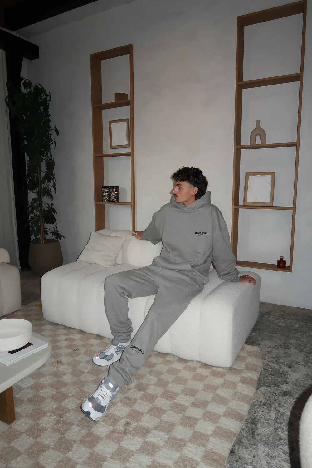 FEAR OF GOD ESSENTIALS SWEATPANTS 'DARK OATMEAL' (2022)