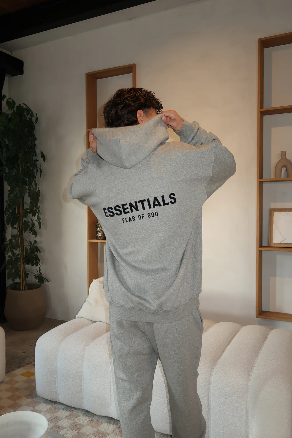 FEAR OF GOD ESSENTIALS SWEATPANTS 'DARK OATMEAL' (2022)