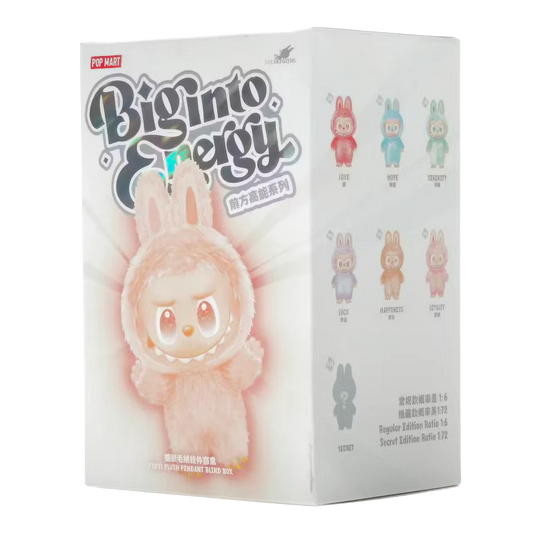 POP MART LABUBU THE MONSTERS 'BRING INTO ENERGY VINYL PLUSH' BLIND BOX