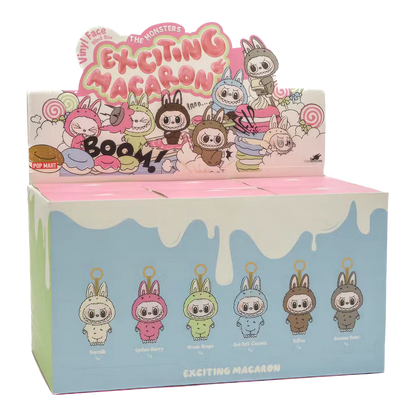 POP MART LABUBU THE MONSTERS 'TASTY MACARONS VINYL FACE' BLIND BOX