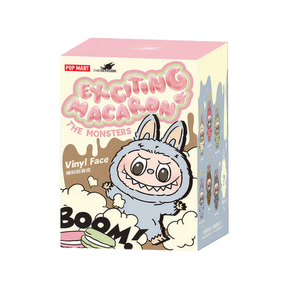 POP MART LABUBU THE MONSTERS 'TASTY MACARONS VINYL FACE' BLIND BOX
