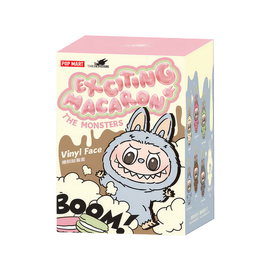 POP MART LABUBU THE MONSTERS 'TASTY MACARONS VINYL FACE' BLIND BOX