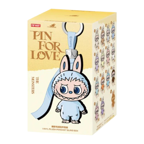 POPMART LABUBU THE MONSTERS 'PIN FOR LOVE' SERIES VINYL PLUSH PEDANT (A-M)