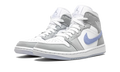 AIR JORDAN 1 MID 'WOLF GREY ALUMINUM'