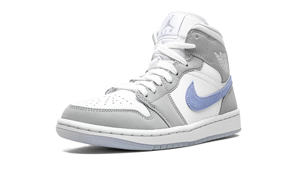AIR JORDAN 1 MID 'WOLF GREY ALUMINUM'