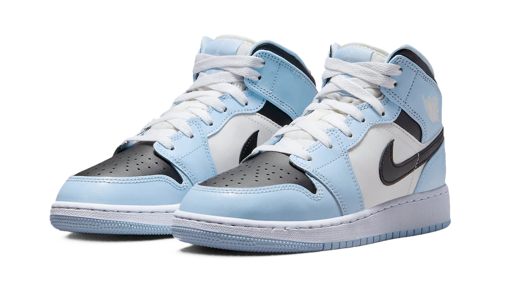 AIR JORDAN 1 MID 'ICE BLUE'