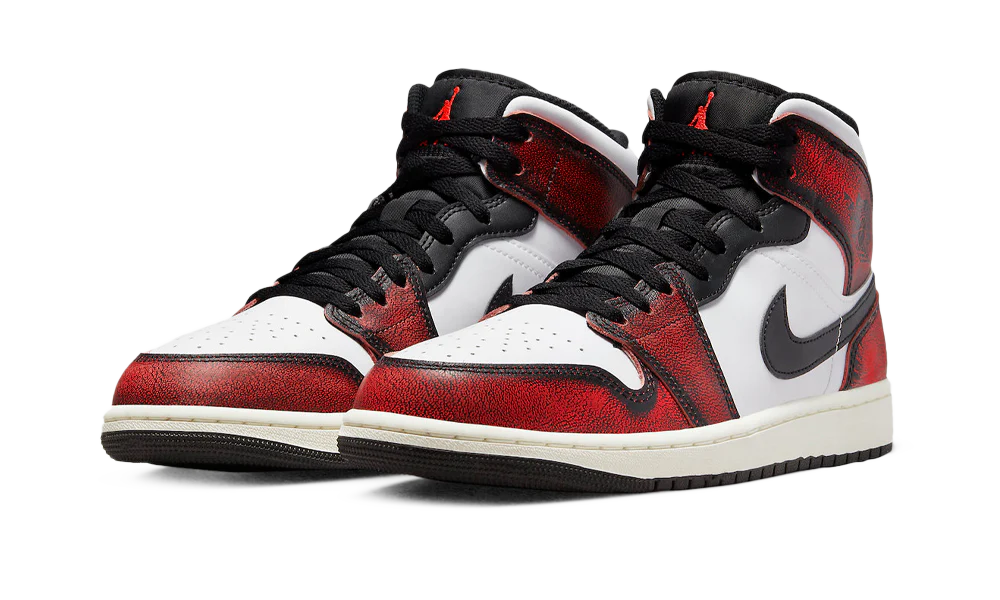 AIR JORDAN 1 MID SE 'WEAR-AWAY CHICAGO'