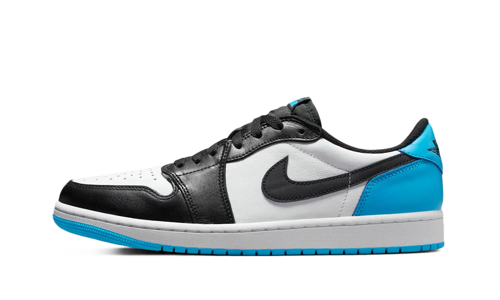AIR JORDAN 1 RETRO LOW OG 'BLACK DARK POWDER BLUE' (UNC)