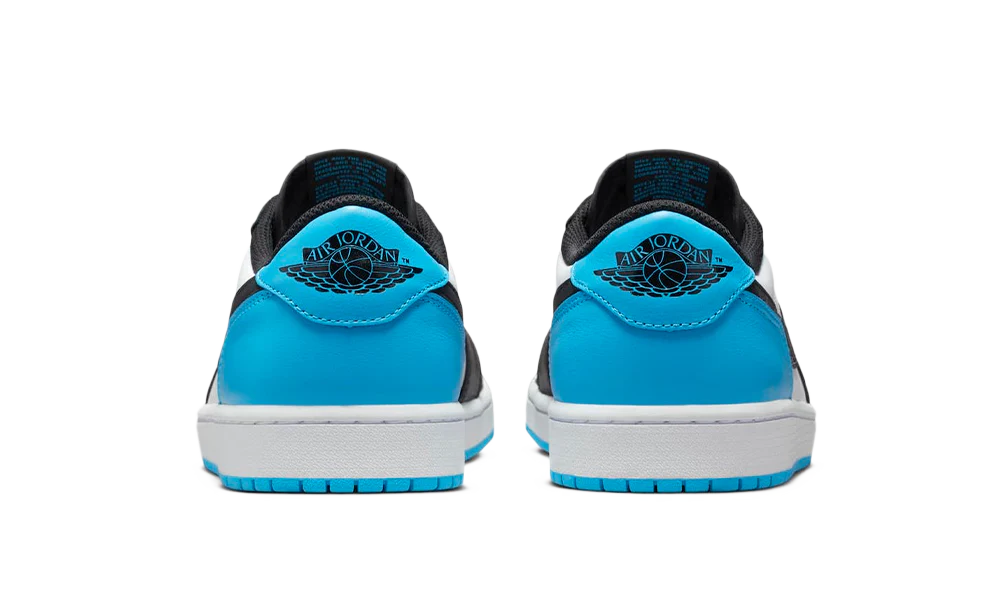 AIR JORDAN 1 RETRO LOW OG 'BLACK DARK POWDER BLUE' (UNC)