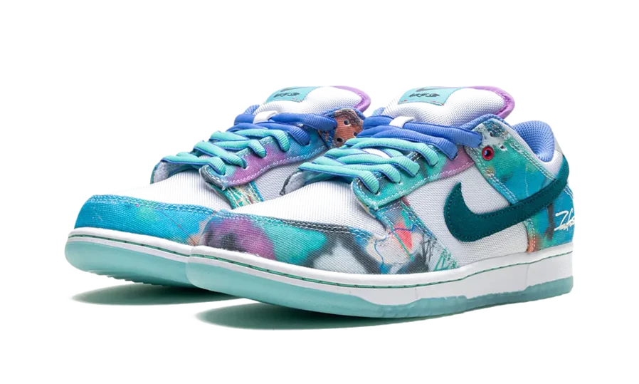 NIKE SB DUNK LOW FUTURA LABORATORIES 'BLEACHED AQUA'
