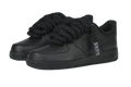 NIKE AIR FORCE 1 LOW 'TRIPLE BLACK ROPE LACES'