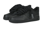 NIKE AIR FORCE 1 LOW 'TRIPLE BLACK ROPE LACES'