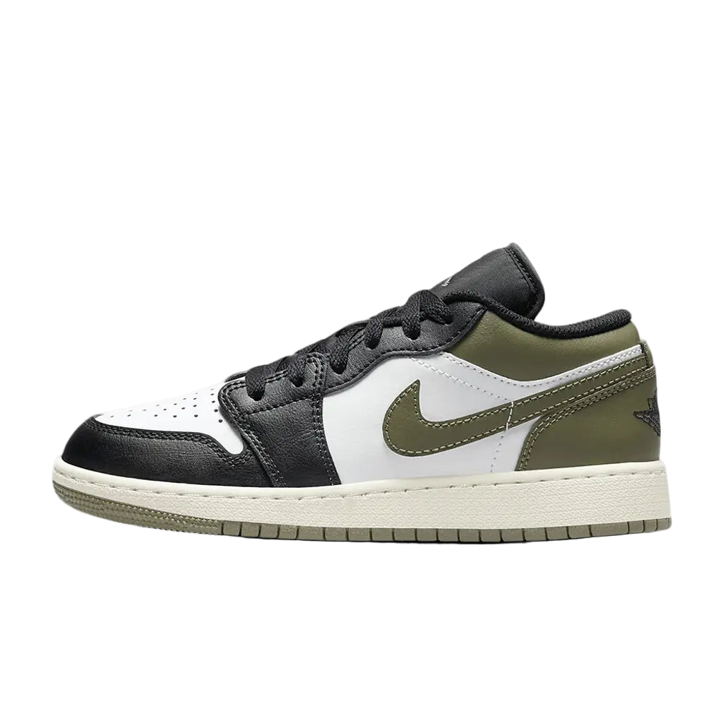 NIKE AIR JORDAN 1 LOW 'BLACK MEDIUM OLIVE' 38.5