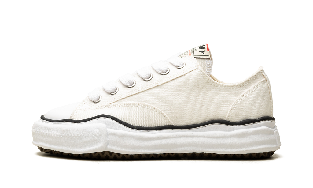 MAISON MIHARA YASUHIRO PETERSON OG SOLE CANVAS LOW "WHITE"