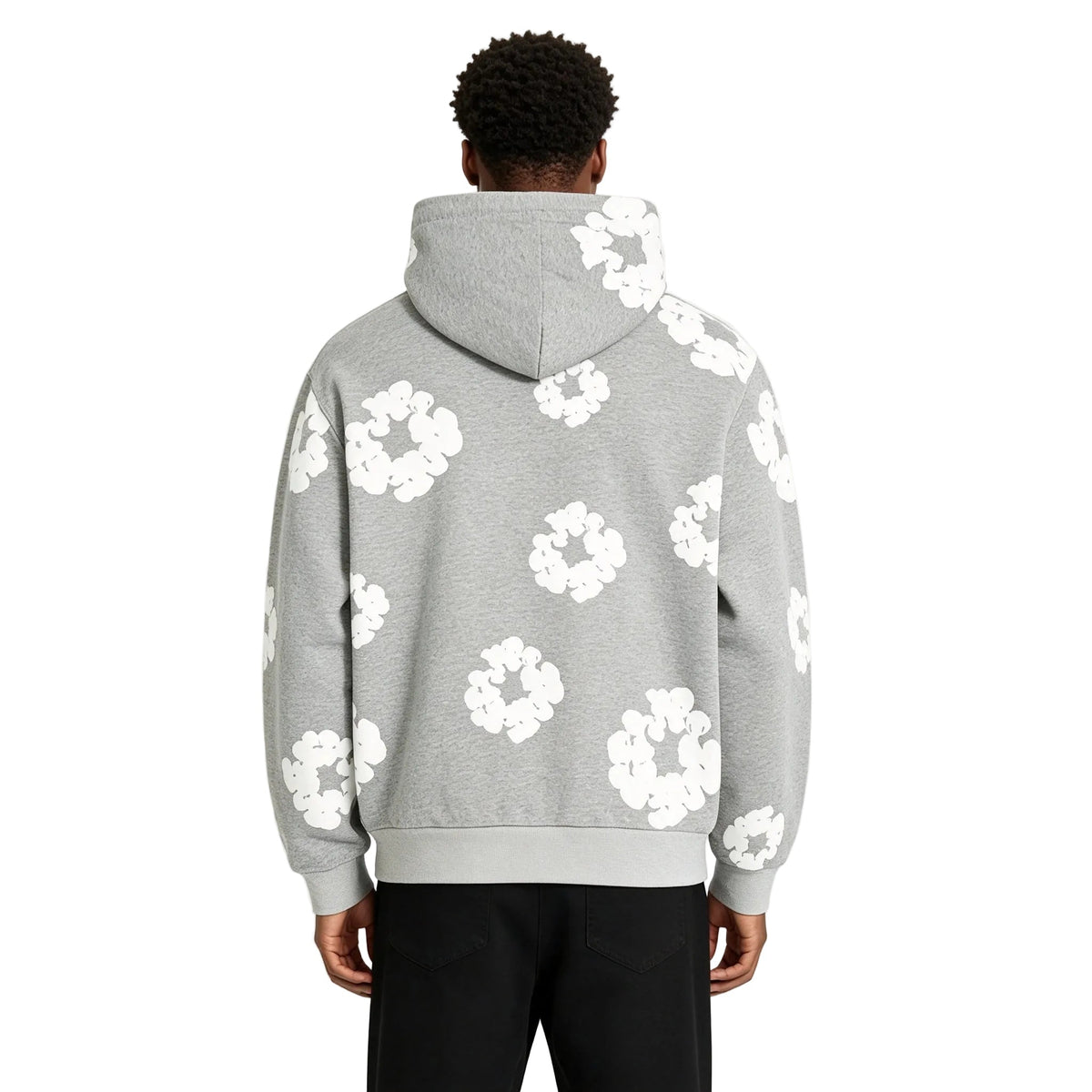 DENIM TEARS THE COTTON WREATH HOODIE 'GREY'