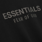 FEAR OF GOD ESSENTIALS HOODIE 'JET BLACK' FW25
