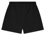 FEAR OF GOD ESSENTIALS CLASSIC FLEECE SHORT JET BLACK FW25