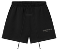 FEAR OF GOD ESSENTIALS CLASSIC FLEECE SHORT JET BLACK FW25