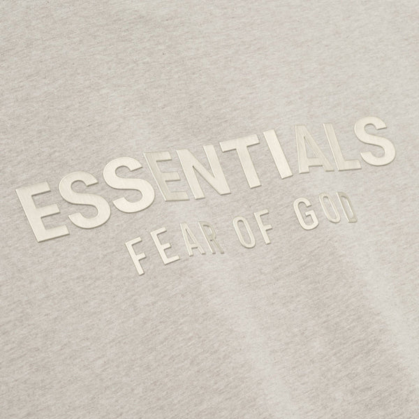 FEAR OF GOD ESSENTIALS T-SHIRT 'HEATHER STONE' FW25