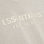 FEAR OF GOD ESSENTIALS T-SHIRT 'HEATHER STONE' FW25
