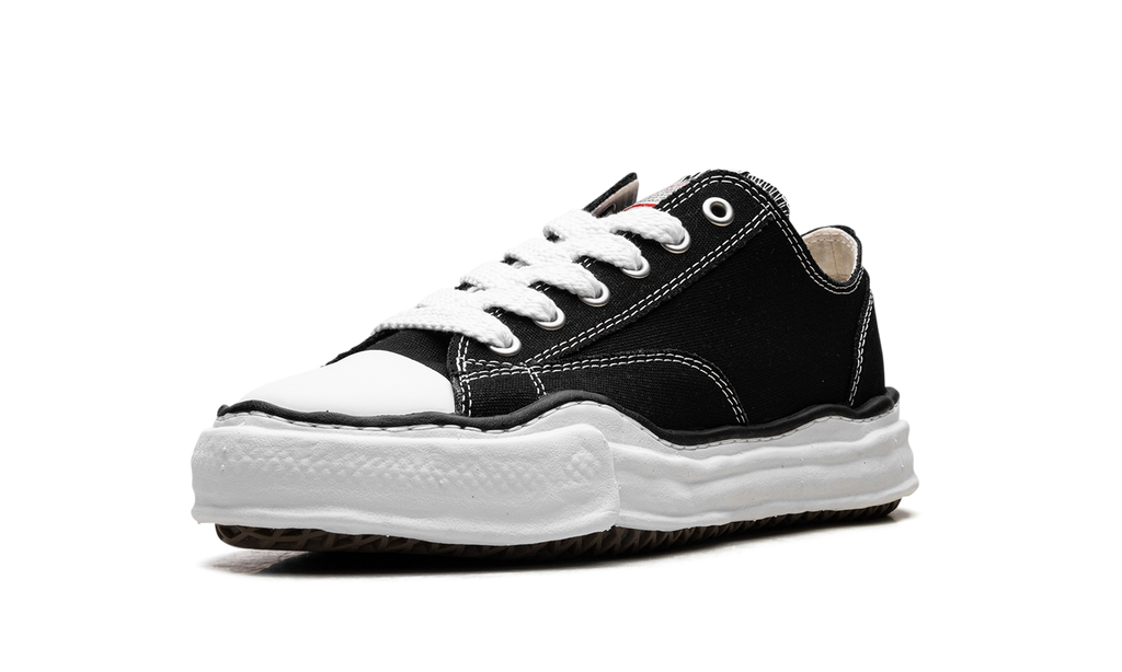 MAISON MIHARA YASUHIRO PETERSON OG SOLE CANVAS LOW BLACK